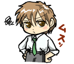 Please say to a men's. sticker #4045315