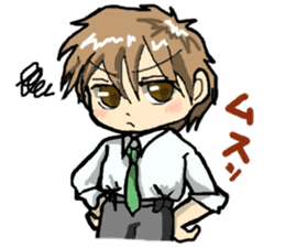 Please say to a men's. sticker #4045315