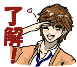 Please say to a men's. sticker #4045335