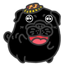 Joy's Pug World (2) sticker #4045351