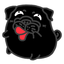 Joy's Pug World (2) sticker #4045355