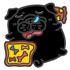 Joy's Pug World (2) sticker #4045360