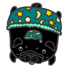 Joy's Pug World (2) sticker #4045362