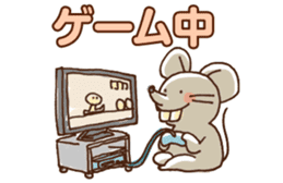 Busy Mouse sticker #4045551