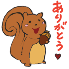 Orava the cute squirrel sticker #4045736