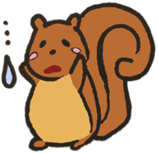 Orava the cute squirrel sticker #4045740