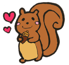 Orava the cute squirrel sticker #4045741