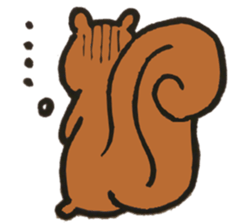 Orava the cute squirrel sticker #4045742
