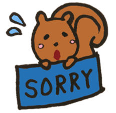 Orava the cute squirrel sticker #4045743