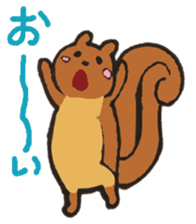 Orava the cute squirrel sticker #4045745
