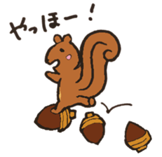 Orava the cute squirrel sticker #4045748