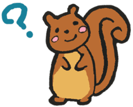 Orava the cute squirrel sticker #4045752