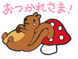 Orava the cute squirrel sticker #4045763