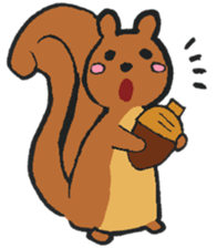 Orava the cute squirrel sticker #4045764