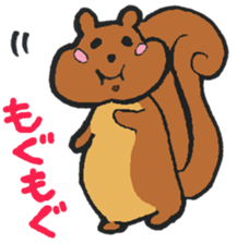Orava the cute squirrel sticker #4045766