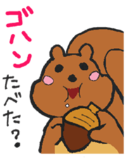 Orava the cute squirrel sticker #4045768
