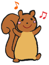 Orava the cute squirrel sticker #4045774