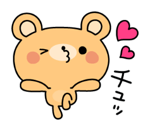 2 in 1 bear sticker sticker #4046111