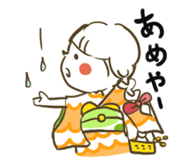 kimonogirl sticker #4046145