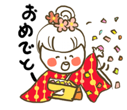 kimonogirl sticker #4046157