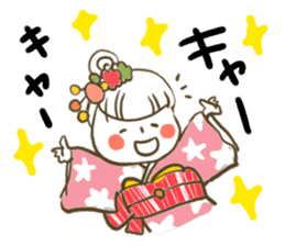 kimonogirl sticker #4046181