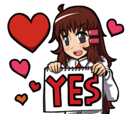 Hairpinchan&Misachan sticker #4046626