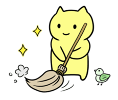 The sticker of "a chubby nyanko" part2. sticker #4047705