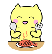The sticker of "a chubby nyanko" part2. sticker #4047707