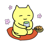 The sticker of "a chubby nyanko" part2. sticker #4047708