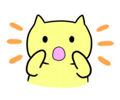 The sticker of "a chubby nyanko" part2. sticker #4047709