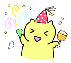 The sticker of "a chubby nyanko" part2. sticker #4047726