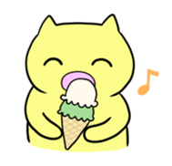 The sticker of "a chubby nyanko" part2. sticker #4047732