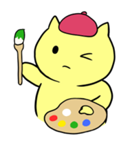 The sticker of "a chubby nyanko" part2. sticker #4047734