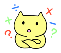 The sticker of "a chubby nyanko" part2. sticker #4047735