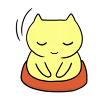 The sticker of "a chubby nyanko" part2. sticker #4047736