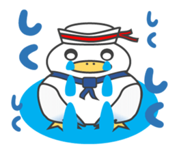 Gull, such as Talking Sticker Rice Cake sticker #4048106