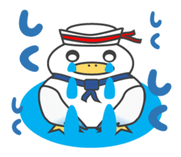 Gull, such as Talking Sticker Rice Cake sticker #4048106