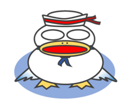 Gull, such as Talking Sticker Rice Cake sticker #4048118