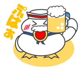 Gull, such as Talking Sticker Rice Cake sticker #4048120