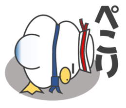 Gull, such as Talking Sticker Rice Cake sticker #4048143