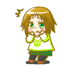 ZANNEN girl sticker #4049145