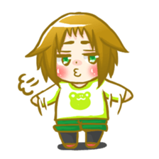 ZANNEN girl sticker #4049147