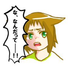 ZANNEN girl sticker #4049148