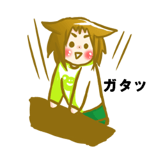 ZANNEN girl sticker #4049152