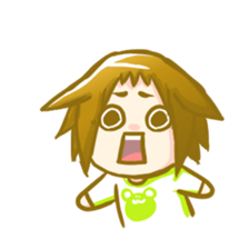 ZANNEN girl sticker #4049154