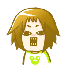 ZANNEN girl sticker #4049157