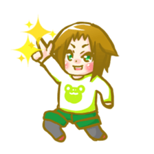 ZANNEN girl sticker #4049164