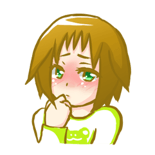 ZANNEN girl sticker #4049168