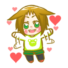 ZANNEN girl sticker #4049169