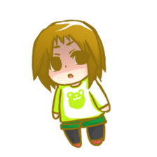 ZANNEN girl sticker #4049170